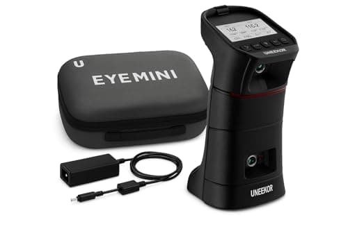 Uneekor Eye MINI - Outdoor/Indoor Golf Launch Monitor & Simulator, 19 Precision Metrics, Near-Zero Latency, Sunlight-Readable Display, 8h Battery, iPad/PC/AI Compatible, Works with GSPro, E6, TGC19