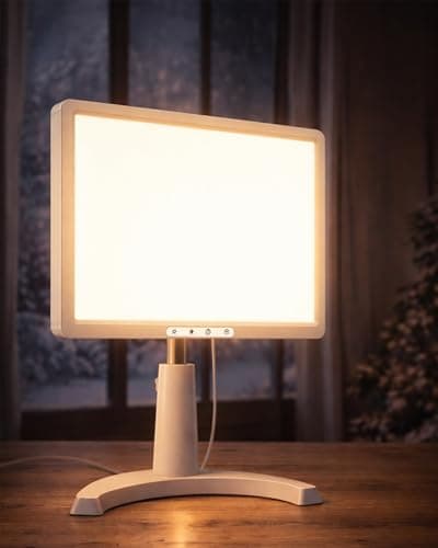 Light Therapy Lamp 12000 Lux Full Spectrum 3 in 1 Mount