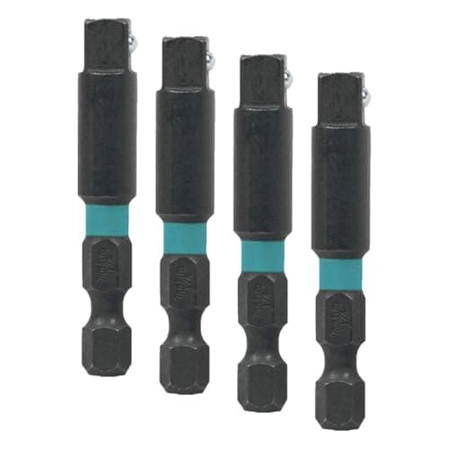 Makita A-97025 Impactx 1/4″ x 2″ Socket Adapter (Pack of 4)