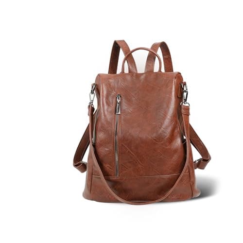 cocururu Small Women Backpack Purse PU Leather Anti-theft Casual Shoulder Bag Fashion Ladies Satchel Bags