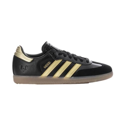 adidas Unisex Samba Messi J Core BlackGold met./GUM4 8K US
