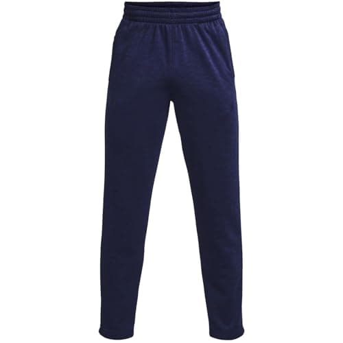 Under Armour Mens ArmourFleece Twist Tapered Leg Pant, (410) Midnight Navy / / Black, XX-Large