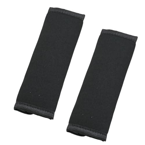 2 Pack Toddler Stroller Handle Cover, Kids Replacement Pushchair Handle Cover, Diving Materials Dust Proof Protector Sleeve for Universal Stroller Handle, Black