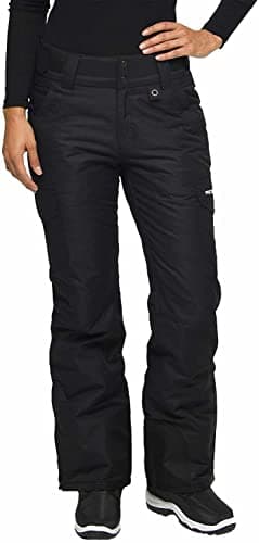 Arctix Women's Snow Sports Insulated Cargo Pants, Black, X-Small