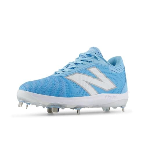 New Balance Men's FuelCell 4040 V7 Metal Baseball Shoe, Team Sky Blue/Optic White, 16 M