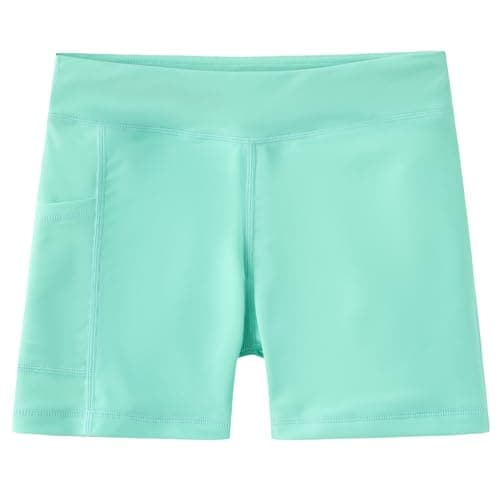 Dovio Girls Swim Board Shorts Fully Lined Pockets UPF50+ Quick-Dry Green 12