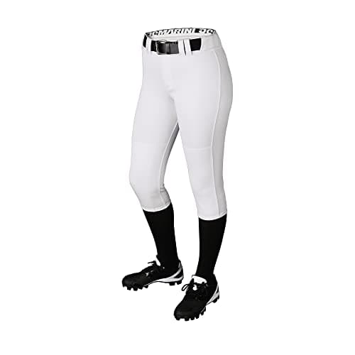 DeMarini Girls' Fierce Softball Pants - Team White, Medium