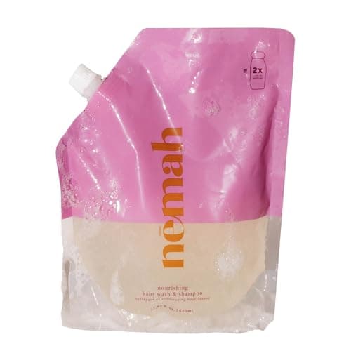 Nemah Baby Soap And Shampoo Refill, Baby Wash, Hair And Body, 21.97 Fl Oz