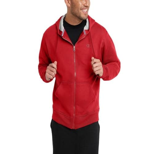 Champion Men's Zip-Up Hoodie, Zip-Up Hoodie Sweatshirt for Men (Reg. or Big & Tall)