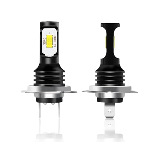 Jienarso Compatible for Honda CBR600F4i (2001-2006) CBR600RR(2003-2022), High Bright 6000K White light Plug and Play,H7 Fog Light bulbs,Turn Signal Light Bulbs(Pack of 2)