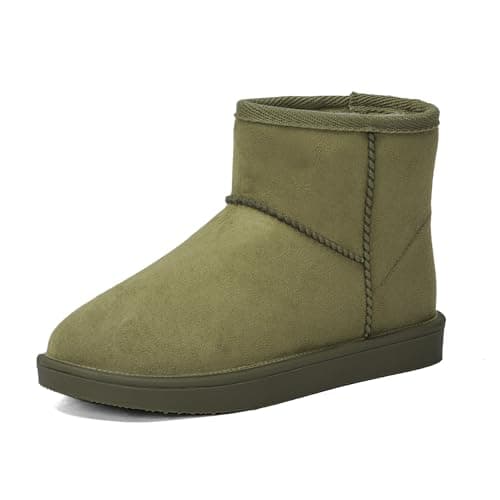 DKSUKO Women's Classic Waterproof Snow Boots Winter Boots
