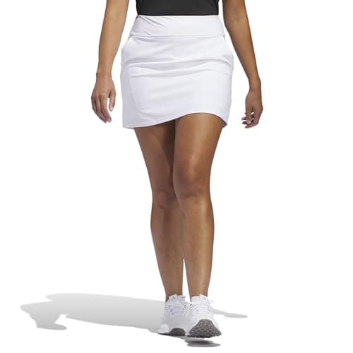 Adidas Women's Ultimate365 Solid Skort, White, Medium