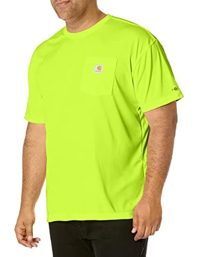 Carhartt Men's Force Relaxed Color Enhanced T-Shirt, Brite Lime, 3X-Large
