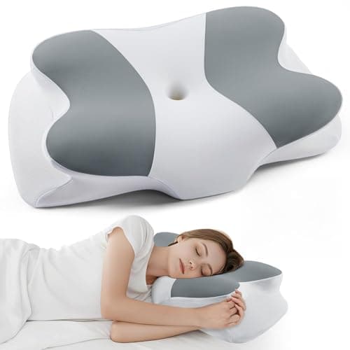 DONAMA Cervical Pillow Ergonomic Memory Foam Pillow for Neck Support