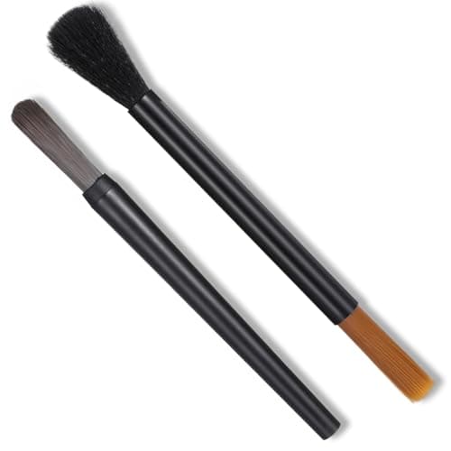 2Pcs Coffee Grinder Cleaning Brush Dusting Espresso Machine Brush Barista Brushes Machine Cleaning for Barista Home Kitchen