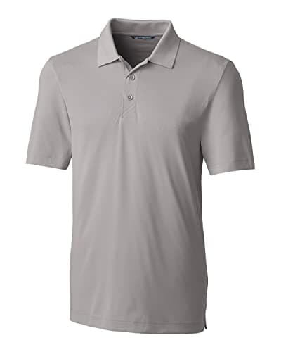 Cutter & Buck Men's Moisture Wicking UPF 50+ Drytec Forge Jersey Polo Shirt Shirt, Polished, XXXLarge