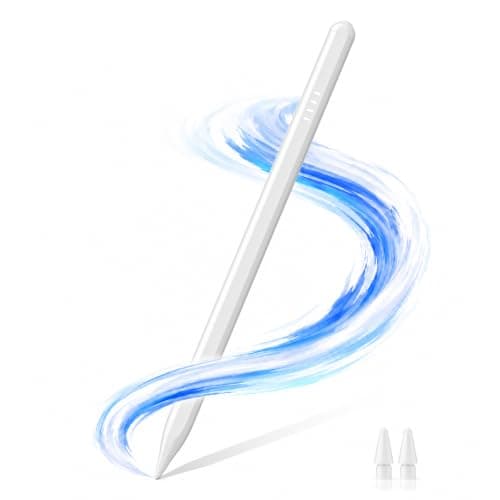 Pencil for Apple iPad 2018–2026 Fast Charge Palm Rejection, Magnetic Attachment, Tilt Sensitive Precision Stylus Pen for Apple iPad Pro 11"/12.9"/M4, Air 3/4/5/M2/M3/M4, mini 5/6/7