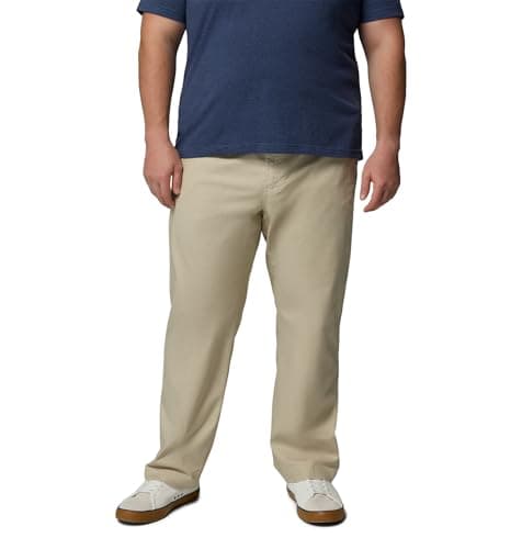 Columbia Mens Flex ROC Hiking Pant, Fossil, 50 x 34