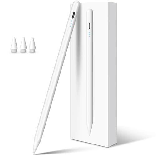 DIGIROOT iPad Pencil for 2018-2026, Plam Rejection Stylus Pen for iPad