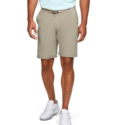 Under Armour Men's Tech Golf Shorts , Khaki Base (289)/Pitch Gray, 34
