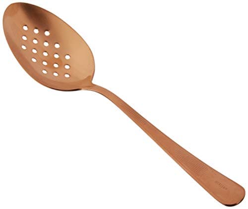 Mercer Culinary 18-8 Stainless Steel Plating Spoon, 9 Inch, Rose Gold