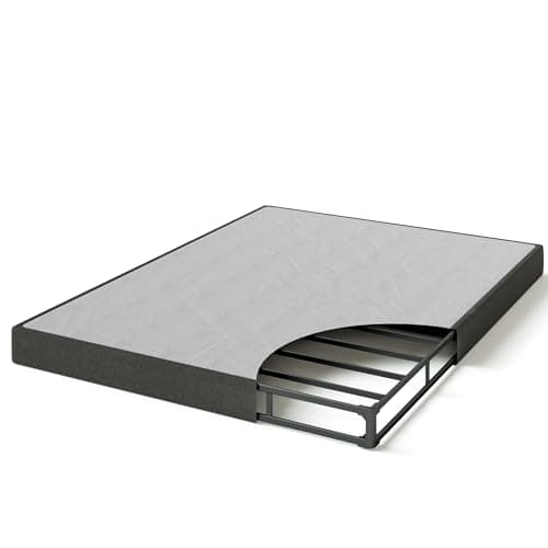 Zinus 5 Inch Full WonderBox(TM) Smart Box Spring, Quick Assembly Mattress Foundation, Durable Metal Frame, Grey
