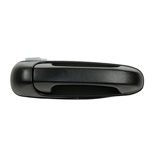 TRQ Rear Passenger Side Exterior Door Handle Black Textured