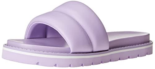 The Drop Women's Issi Quilted Flatform Sporty Sandal, Lavender, 7