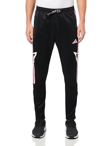 Adidas Mens House of Tiro Nations Pack Sportswear Pants, Black/True Pink/White, Small