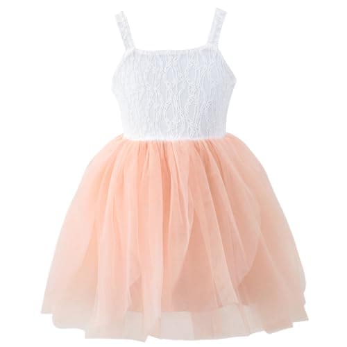 Baby Girl Tutu Dress Strap Dresses A-Line Tiered Tulle Party Sundress