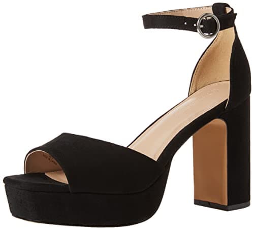 The Drop Women's Hamalie Platform Sandal, Black, 10