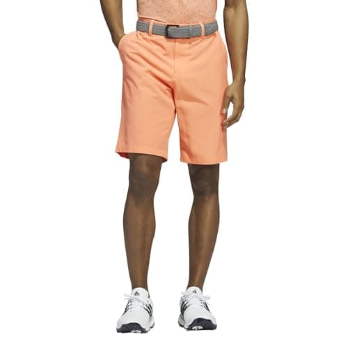 adidas Men's Ultimate365 10 Inch Golf Shorts, Coral Fusion, 28