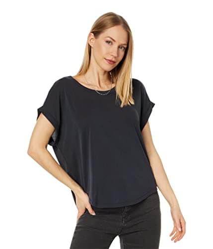 Lucky Brand Sandwash Dolman Tee Lucky Black LG (US 10-12)