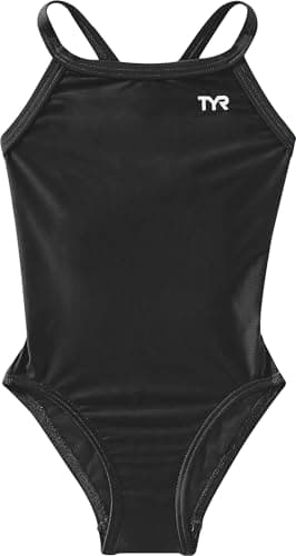 TYR TYReco Solid Color Diamondfit One Piece Girls' Swimsuit - Athletic Training and Competition Swimwear - Resists Chlorine