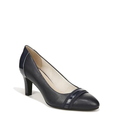 LifeStride Womens Gio Pump Lux Navy 10 W