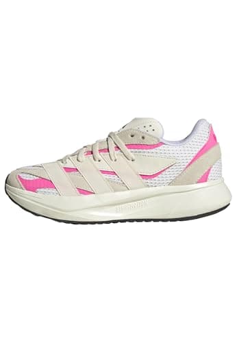 Adidas Unisex-Kids Lightstride Sportswear, Off White/Wonder White/Lucid Pink, 7