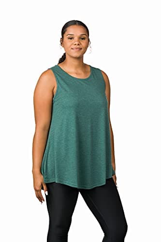 Epic MMA Gear Women’s Long Flowy Sleeveless Tunic Tank Top – Loose Fit, Full Coverage, Plus Size (Mallard, Medium)