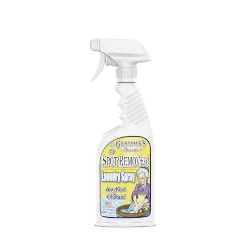 Grandma's Secret Laundry Spray - Chlorine, Bleach and Toxin-Free Stain Remover for Clothes - Fabric Stain Remover Removes Oil, Paint, Blood and Pet Stains – 16 Ounce