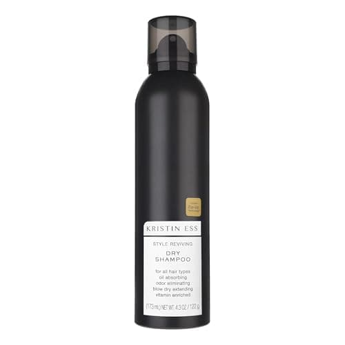 Kristin Ess Volumizing Dry Shampoo Spray for Women | Oil Absorbing | Blonde & Dark Hair | Talc Free, Color Safe, Vegan & Non Toxic | Add Volume & Freshen Hair | Minimal Residue | Fresh Pear Fragrance