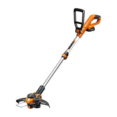 Worx Cordless String Trimmer & Lawn Edger, 12'' Electric Weed Wacker with Auto Feed, 20V Weed Eater with 5.5 LBS, Battery & Charger Included, WG162