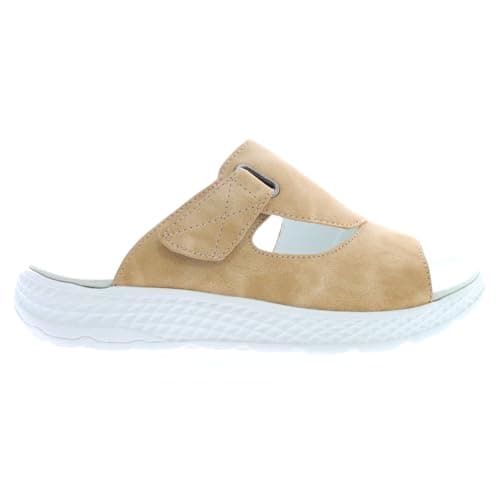Propét Women's TravelActiv Sedona Sandals, Oyster, 6.5 Medium US