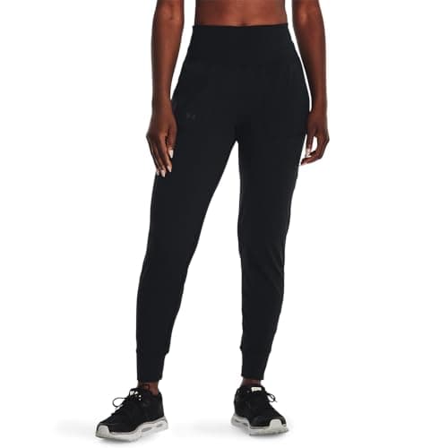 Under Armour Womens Motion Joggers, (001) Black / / Jet Gray, X-Large