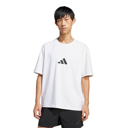 Adidas Men's Z.N.E Sportswear T-Shirt, White, X-Large