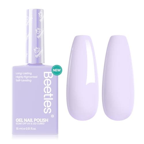 Beetles Lilac Purple Gel Polish - 1Pcs 15ml Lavender Violet Mauve Pale purple Summer Gel Polish High Gloss UV Led Soak Off Nail Polish Nail Art Manicure Salon Periwinkle Color Nails