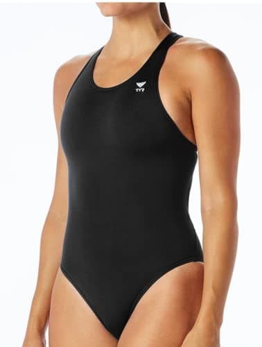 TYR TYReco Maxfit One Piece Swimsuit for Women - Athletic Training and Competition Swimwear - Resists Chlorine Black