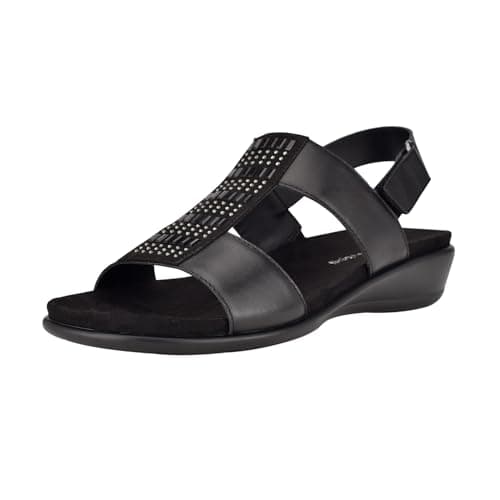 Easy Spirit Hazel Women's Sandal, 9 B(M) US, Black