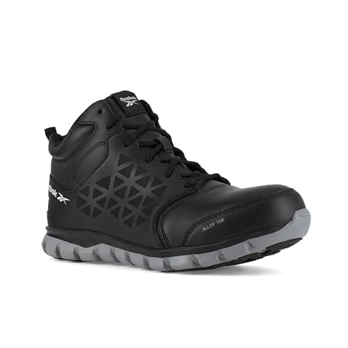 Reebok Men's Sublite Cushion Work Alloy Toe Black 15 W