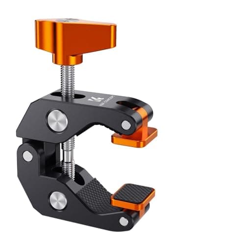 K&F CONCEPT Camera Mount Clamp, Super Crab Clamp Rotatable Clamping Block