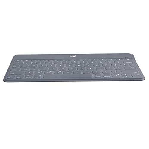 Keys-to-Go Super-Slim and Super-Light Bluetooth Keyboard for iPhone, iPad, and Apple TV - Stone