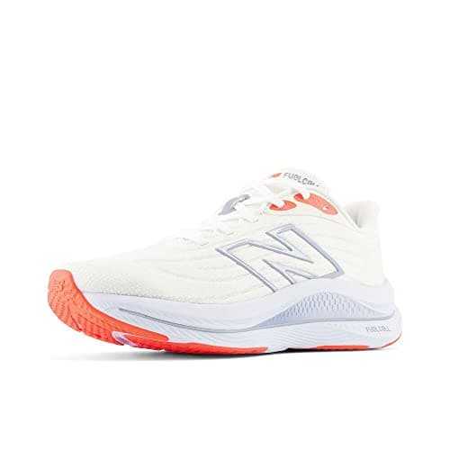 New Balance Women's FuelCell Walker Elite V1 Walking Shoe, White/Neon Dragonfly/Light Arctic Grey, 5.5 M